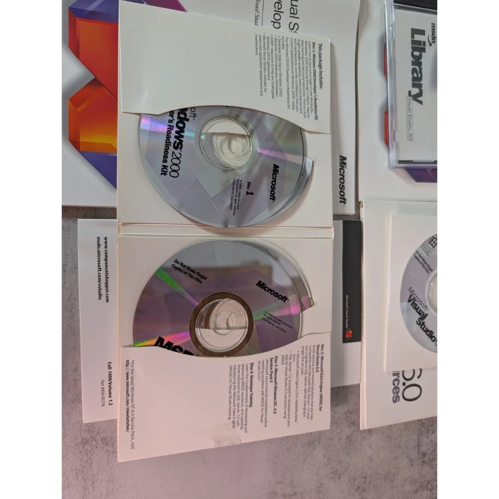 Microsoft Visual C++ 6.0 Professional Edition Immaculate Condition with CD Key